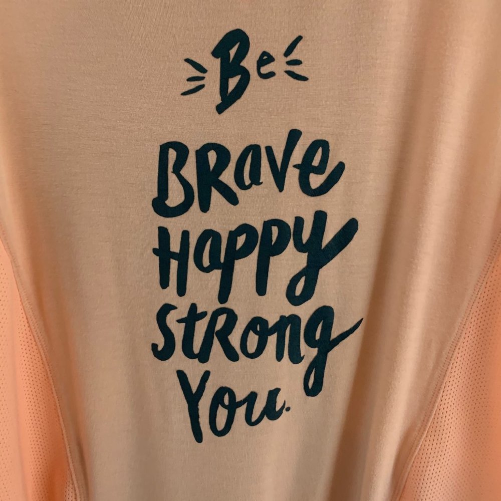 C9 Champion Peach "Be Brave" Workout Tank Top - Picture 5 of 6